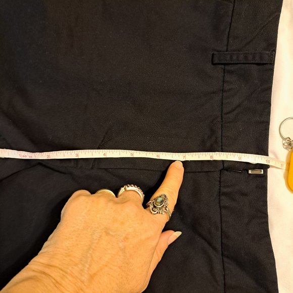 NEW DIRECTIONS BLACK SHORTS WOMENS SIZE 10P PETITES CHINO STRETCH ATHLETIC GOLF - Picture 5 of 6